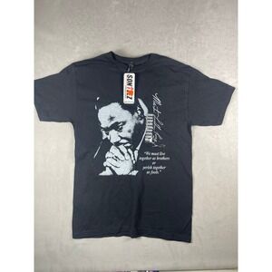 Son Teez Martin Luther King Jr MLK Graphic T-Shirt Black Medium NWT Quote Tee